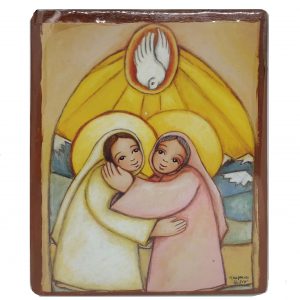 Hermoso cuadros con tarjetas de Quilvo. En terciado